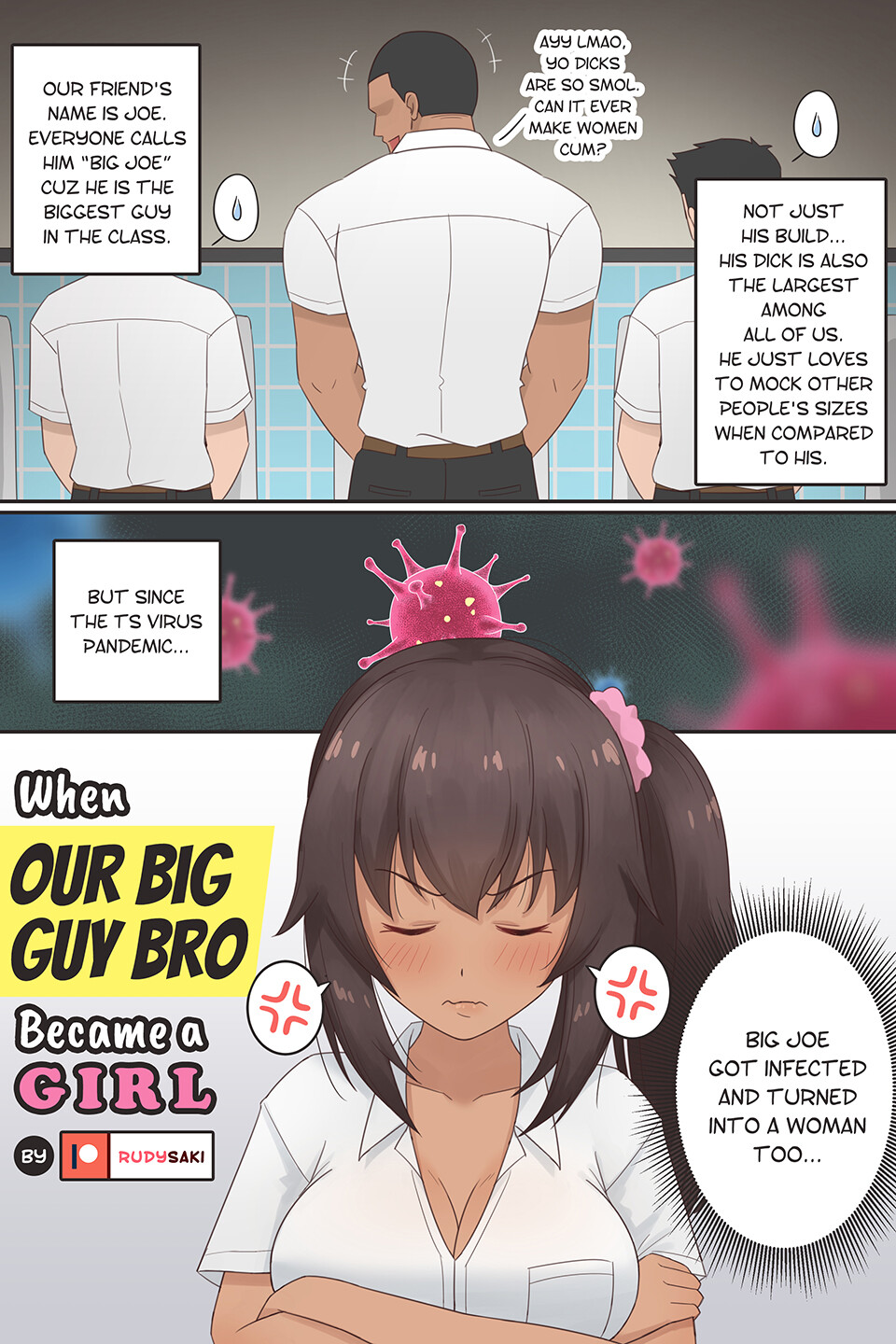 Hentai Manga Comic-When Our Big Guy Bro Became a Girl-Read-1
